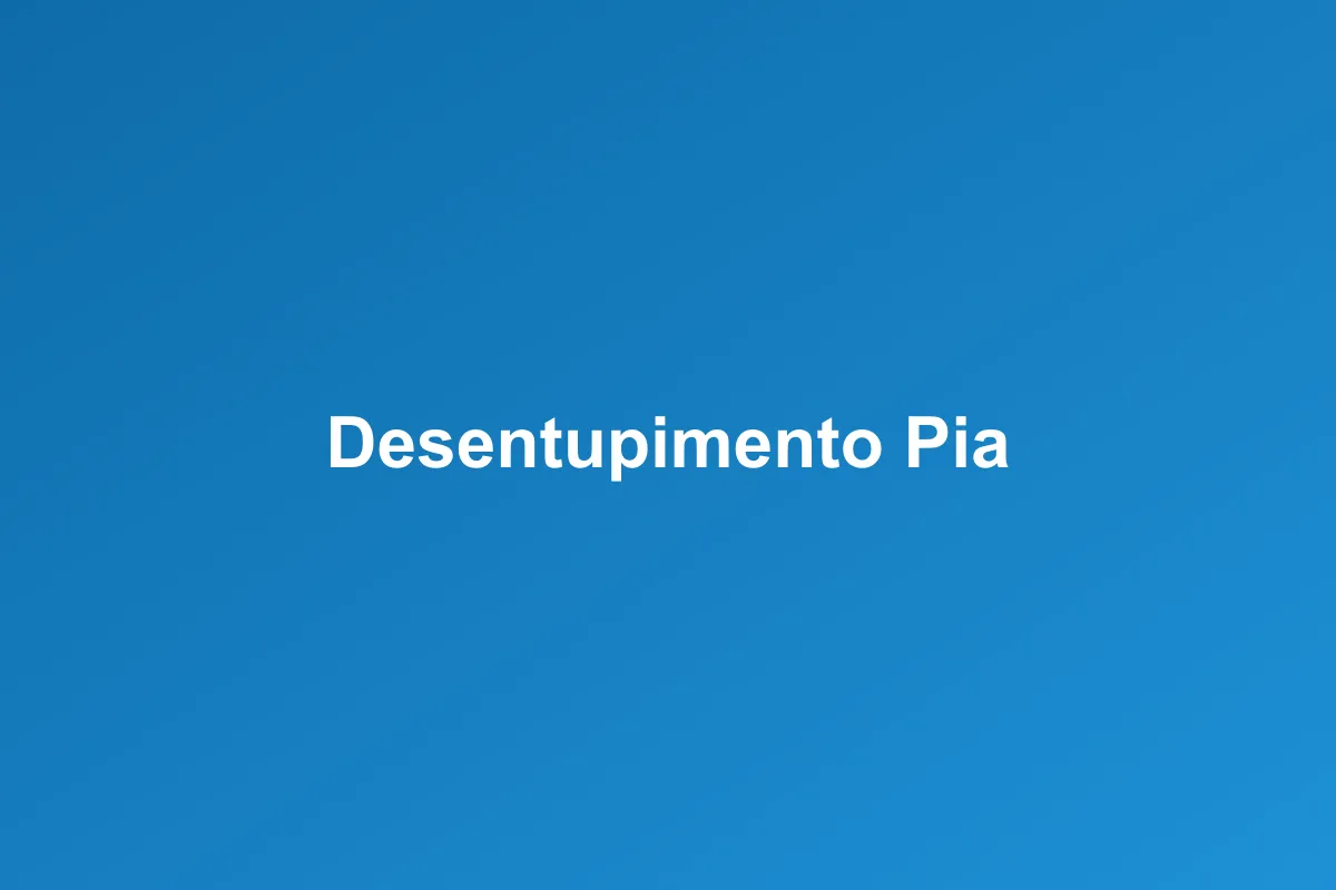 Desentupimento de pia em São Leopoldo – desobstrução profissional
